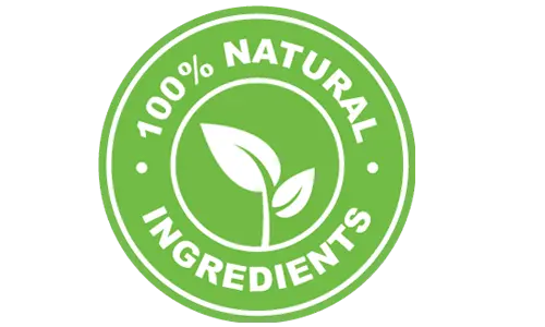 All natural ingredients seal printed on the HoneyPower pack