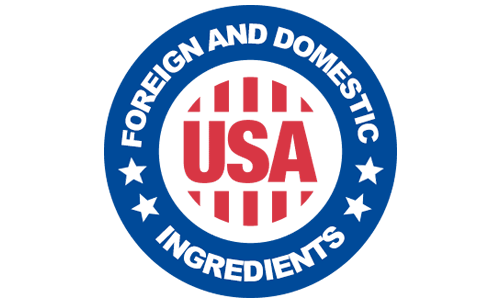 Foreign and domestic ingredients seal printed on the HoneyPower pack